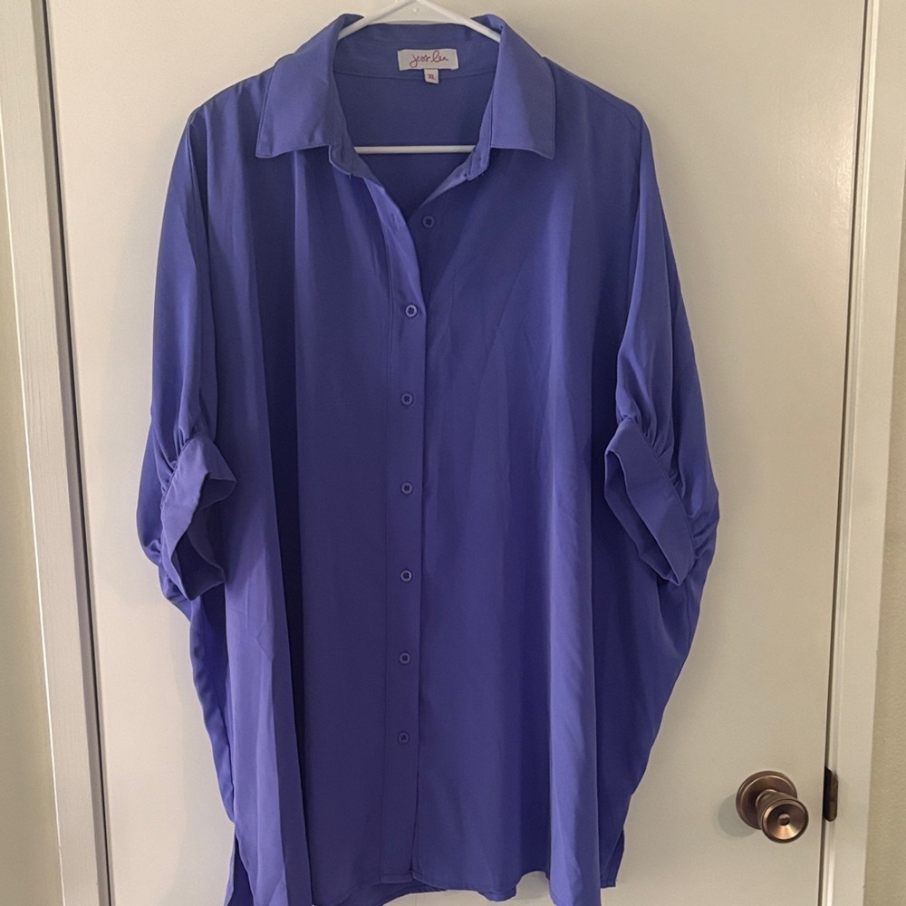 Chic Women's Purple Blouse